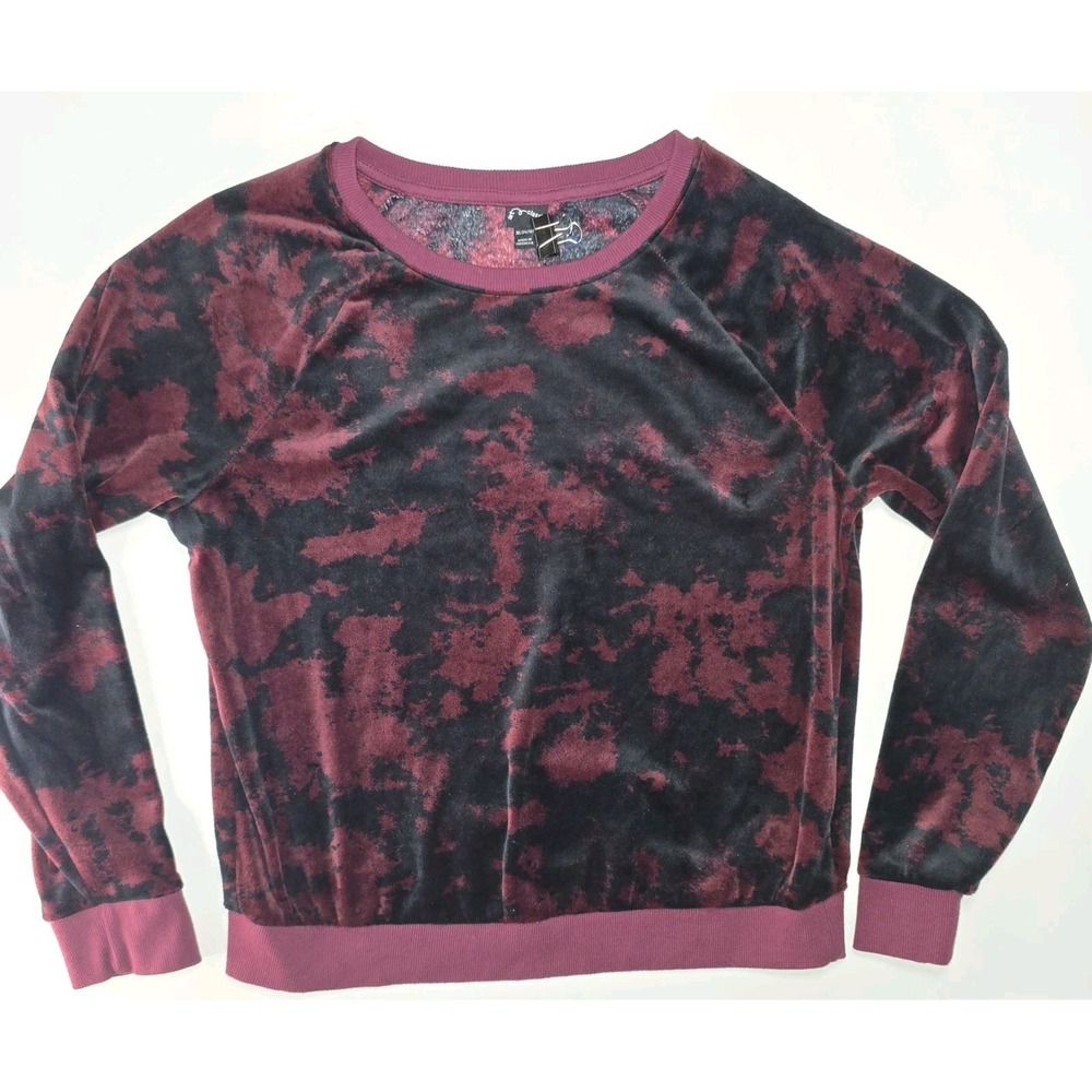 Art Class Girls Cropped Sweatshirt‎ Tie Dye Red Black Size XL 14/16